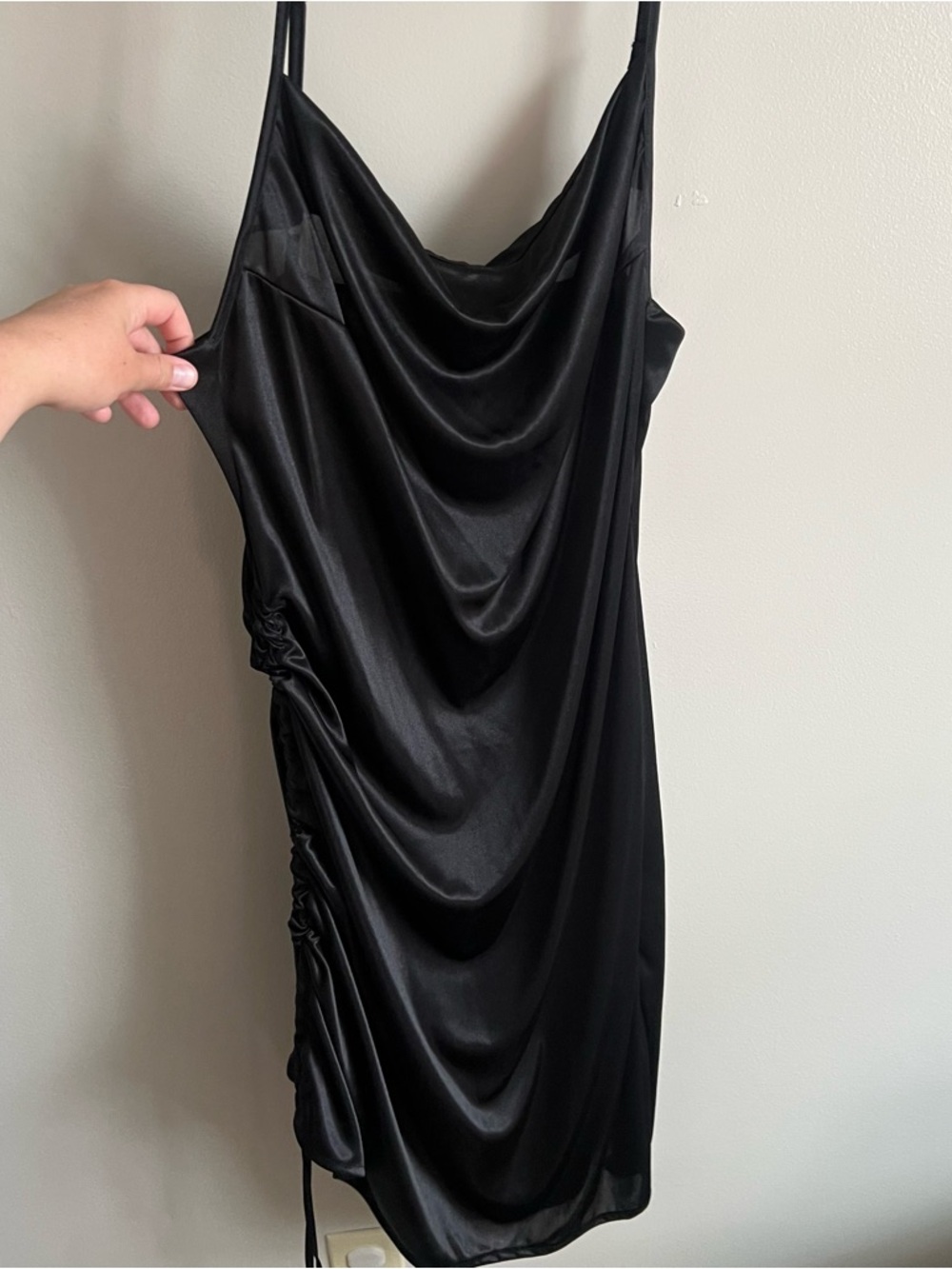 Black side slit midi dress xxl - Picture 9 of 12